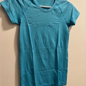Blue Lululemon Swiftly Tee